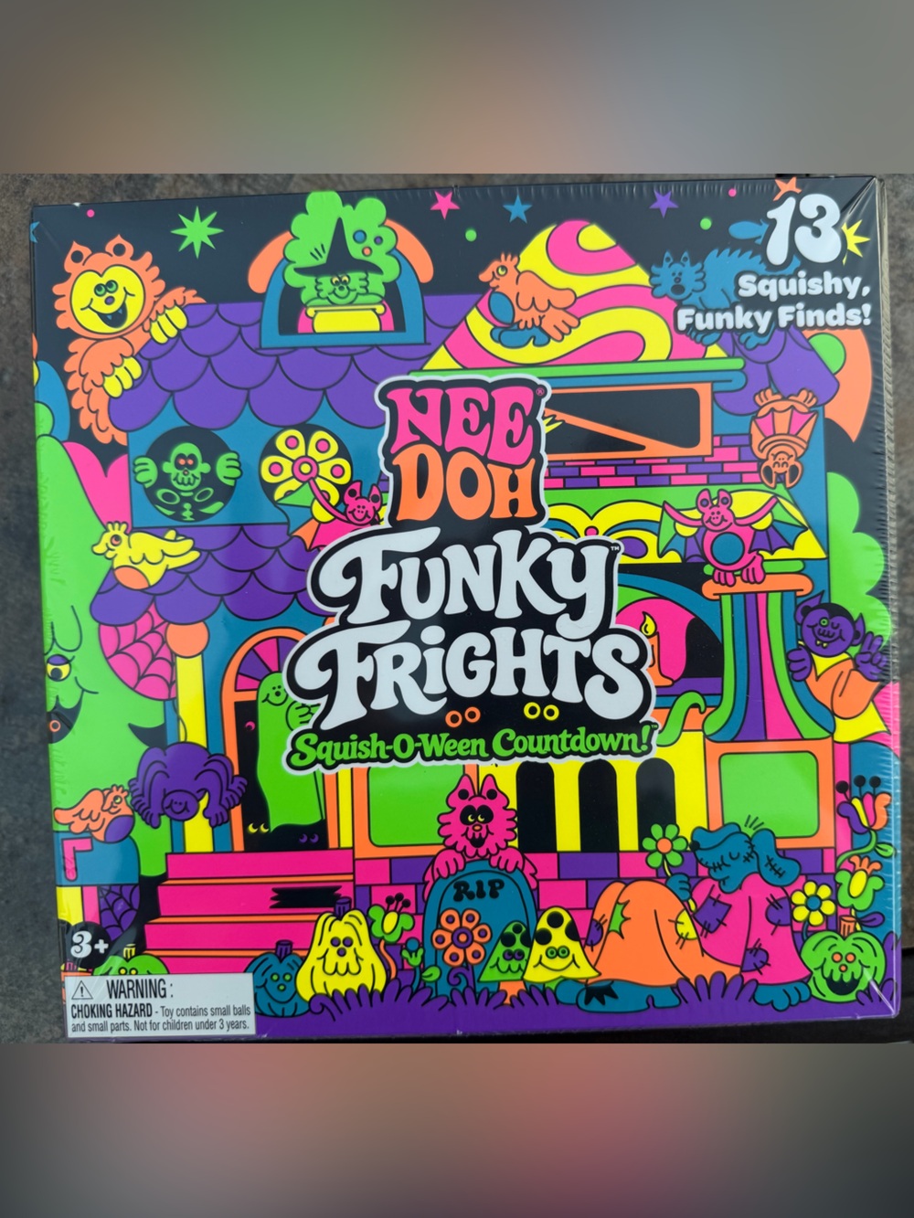 NeeDoh Funky Frights Squish-O-Ween Countdown
